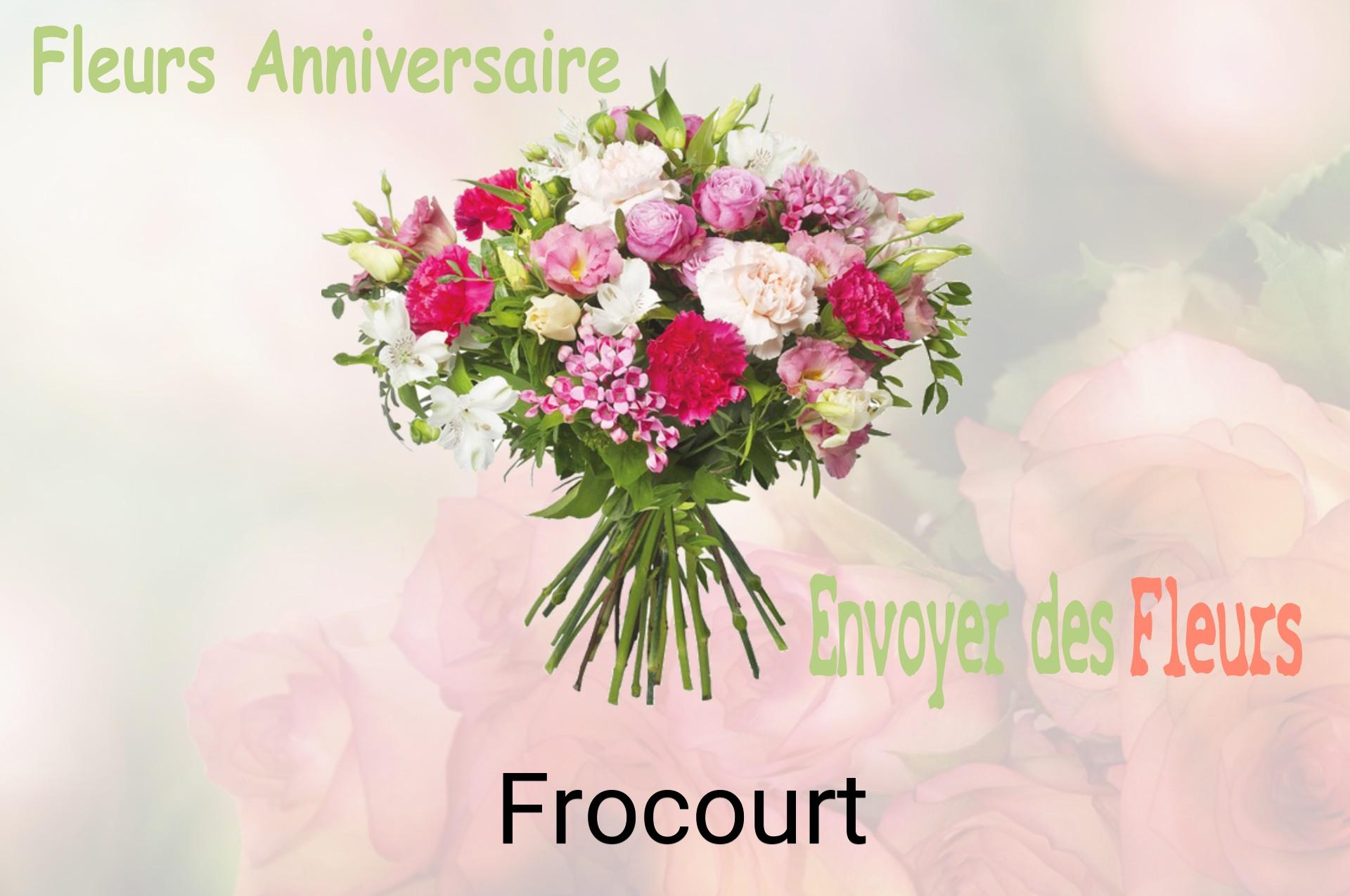 Bouquet de fleurs d’anniversaire livré à Frocourt