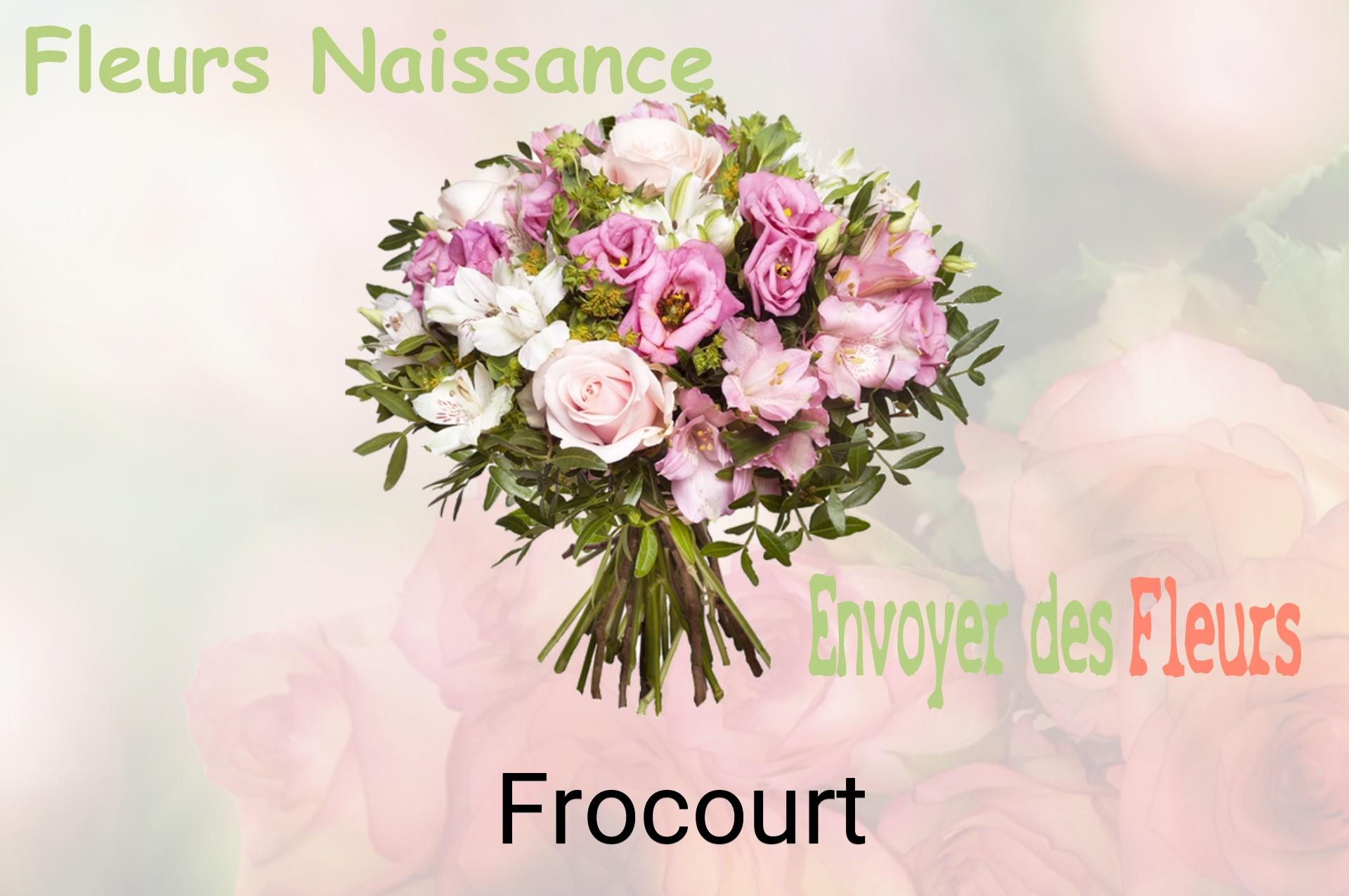 Bouquet de fleurs de naissance livré à Frocourt